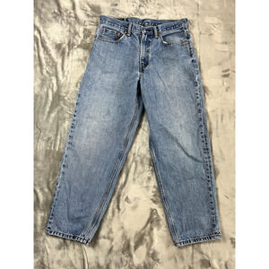 Levi's 560 Mens Comfort Fit Jeans Size 34x30 Medium Wash Distressed Denim